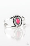 Deep In The TUMBLEWEEDS - Pink Paparazzi Cuff Bracelet