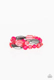 Rockin Rock Candy - Pink Paparazzi Bracelet