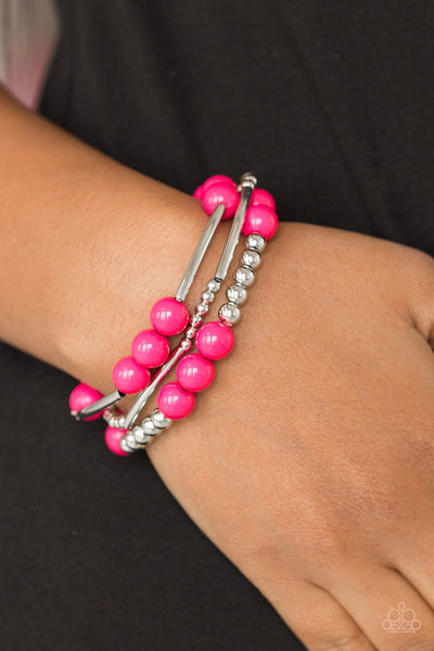 New Adventures - Pink Paparazzi Bracelet