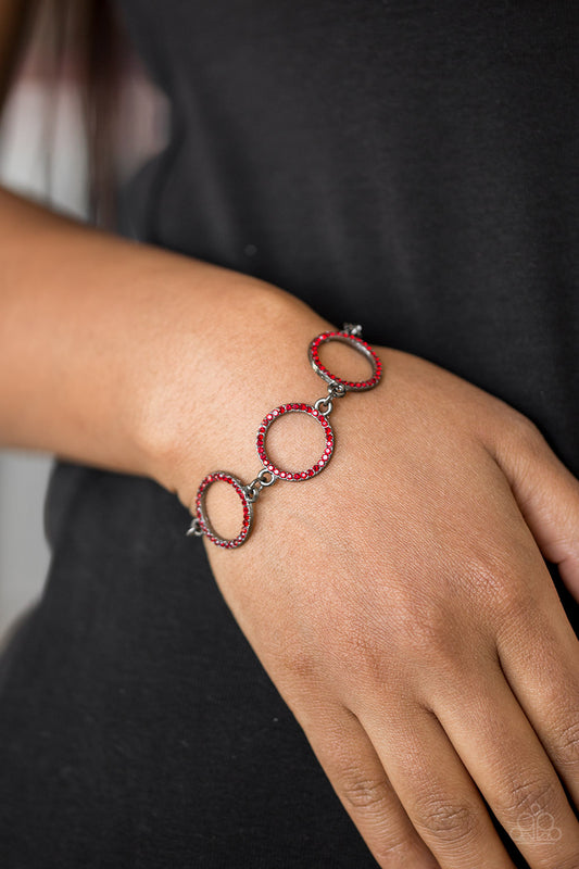 Dress The Part - Red Paparazzi Bracelet