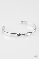 Traditional Twist - Silver Paparazzi Cuff Bracelet