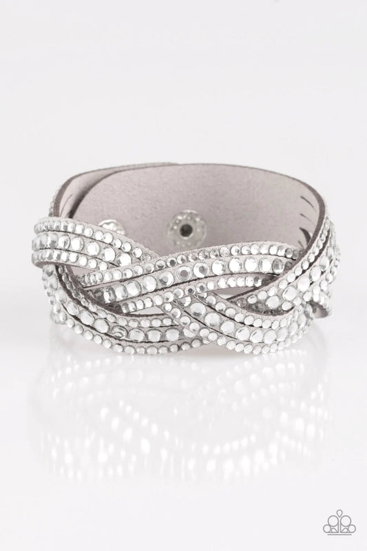 Bring On The Bling Silver Paparazzi Urban Bracelet