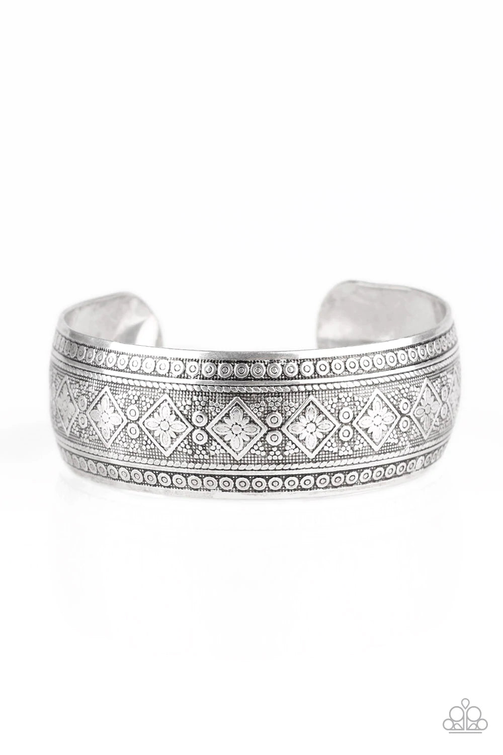 Gorgeously Gypsy -Silver Paparazzi Bracelet