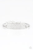 Top-Class Class - White Paparazzi Bracelet