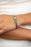 Make Your Own Path - White Paparazzi Cuff Bracelet