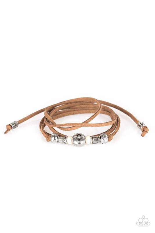 Find Your Way - White Paparazzi Urban Bracelet