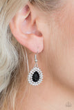 Star-Crossed Starlet - Black Paparazzi Earrings