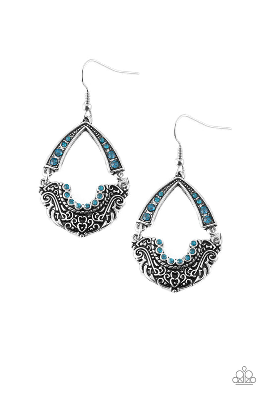 Royal Engagement Blue Paparazzi Earrings