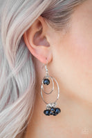 New York Attraction - Blue Paparazzi Earrings