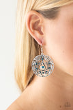 Choose To Sparkle - Blue Paparazzi Earrings