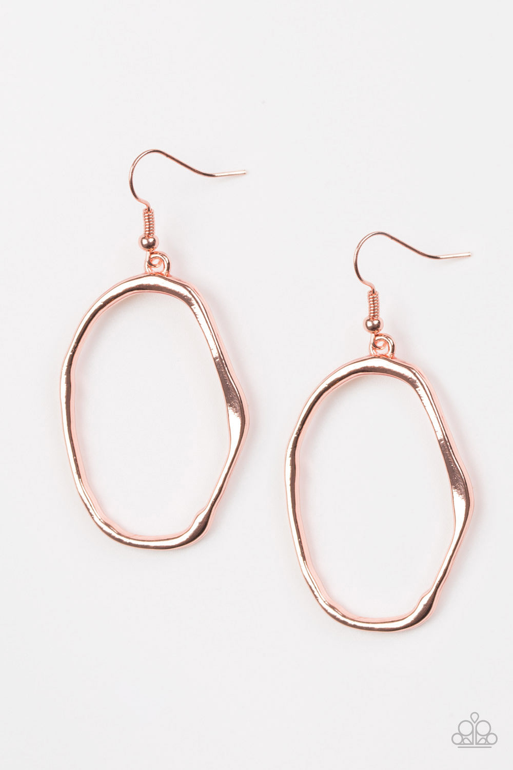 Eco Chic - Copper Paparazzi Earrings