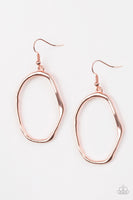 Eco Chic - Copper Paparazzi Earrings