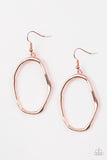 Eco Chic - Copper Paparazzi Earrings