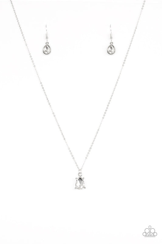 Classy Classicist White Paparazzi Necklace