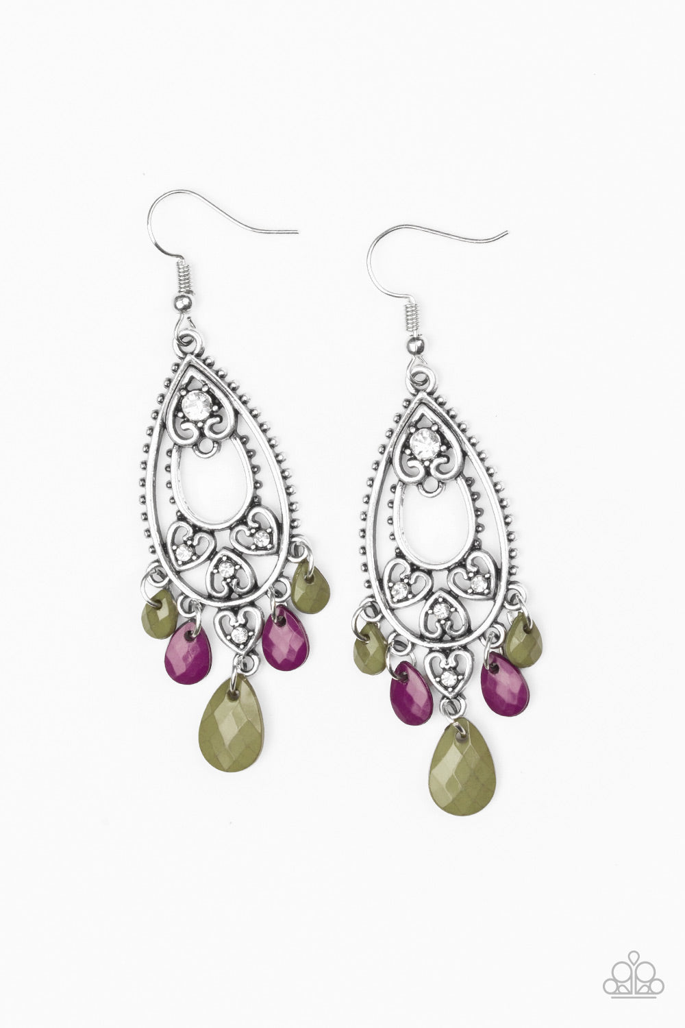 Fashion Flirt - Multi Paparazzi Earrings