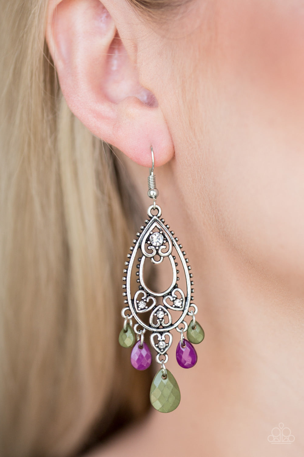 Fashion Flirt - Multi Paparazzi Earrings