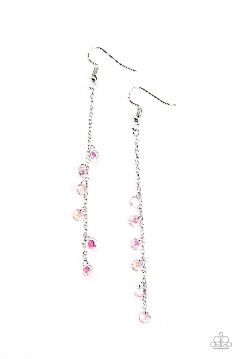 Extended Eloquence - Pink Paparazzi Earrings