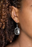 Downtown Dapper - Silver Paparazzi Earrings