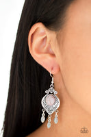 Enchantingly Environmentalist - Silver Paparazzi Earrings