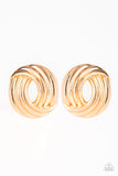 Rare Refinement - Gold Paparazzi Earrings