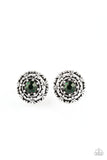 Courtly Courtliness - Green Paparazzi Earrings