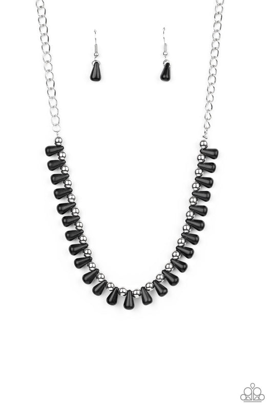 Extinct Species - Black Paparazzi Necklace