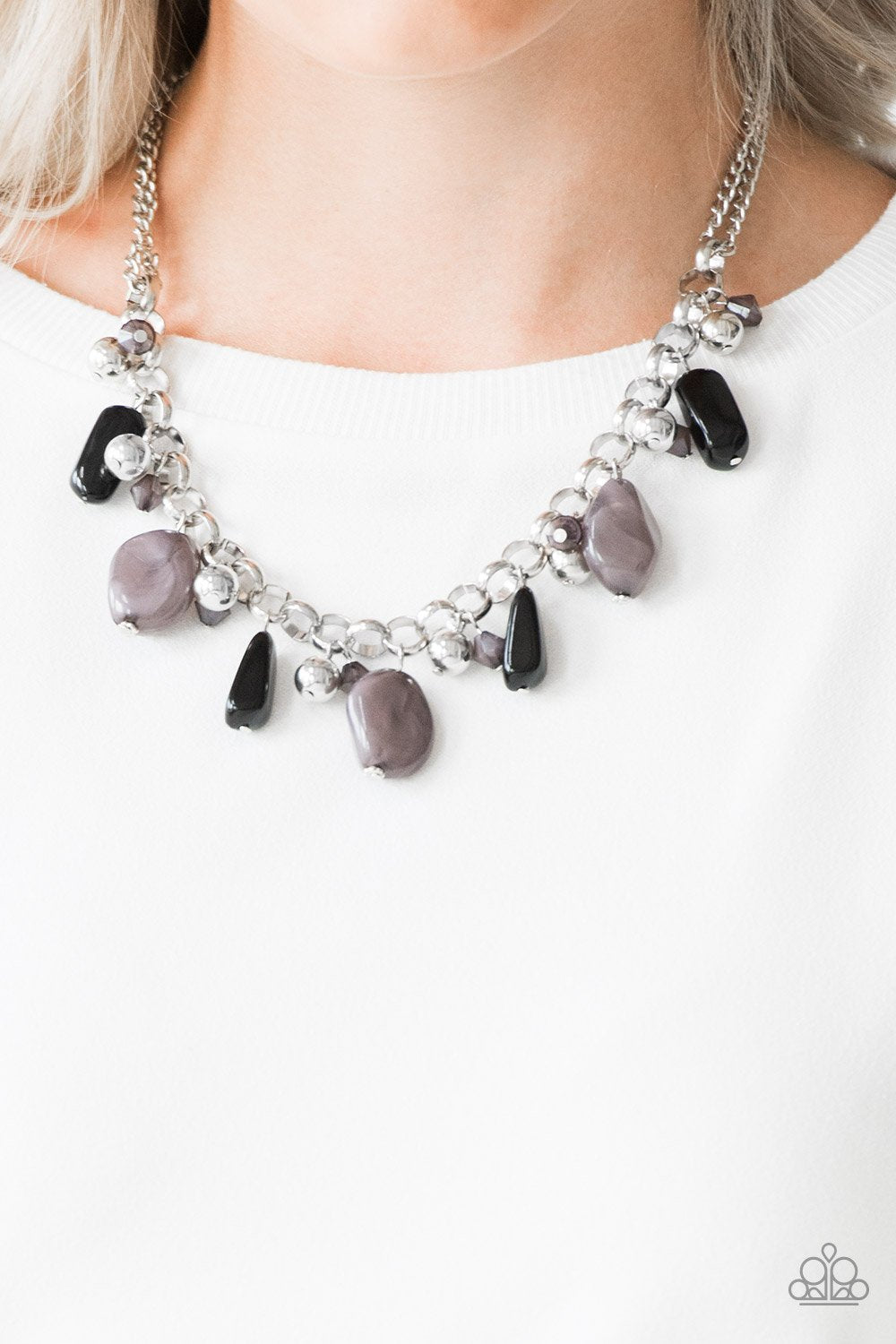 Grand Canyon Grotto Black Paparazzi Necklace