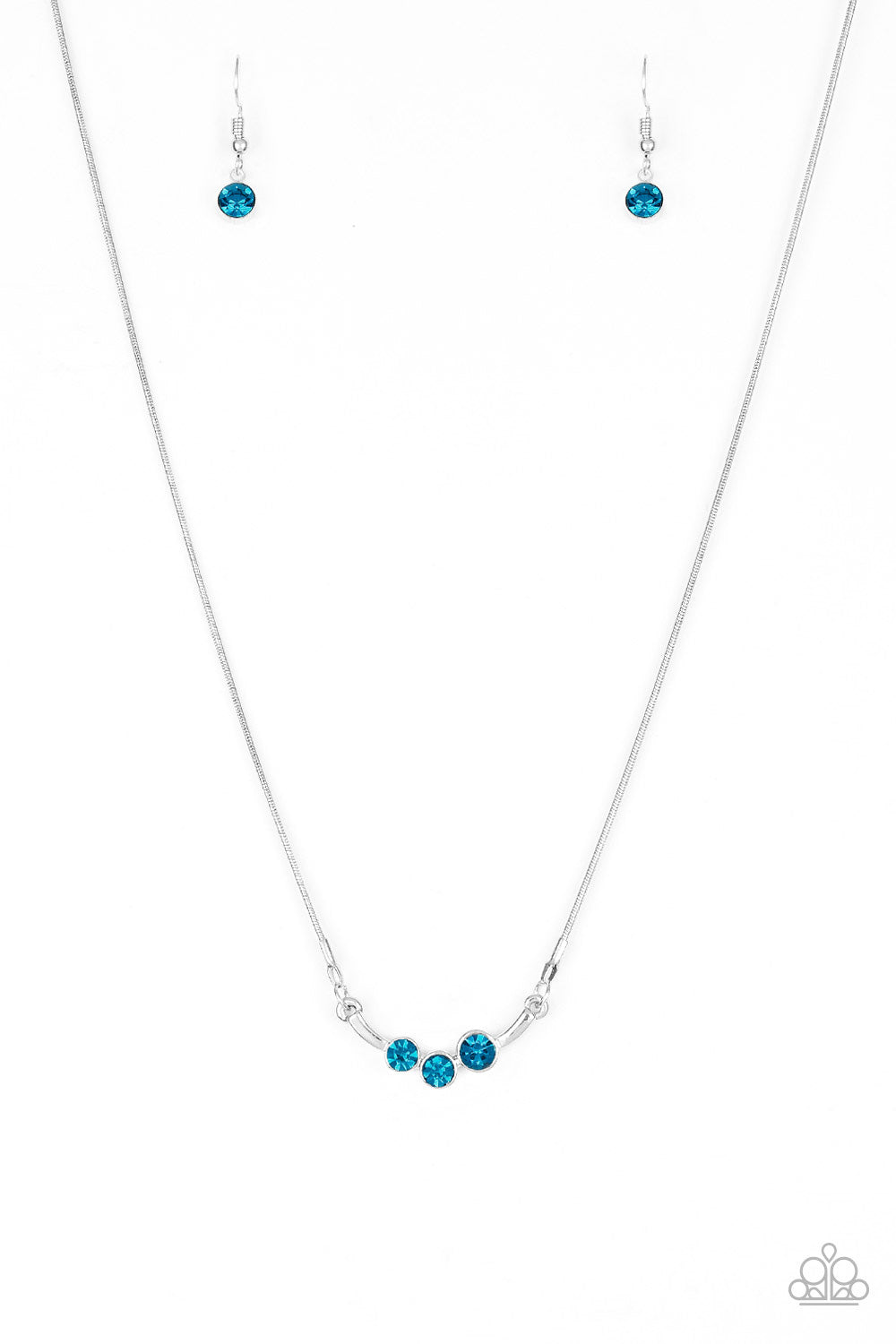 Sparkling Stargazer - Blue Paparazzi Necklace