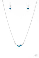 Sparkling Stargazer - Blue Paparazzi Necklace