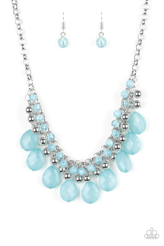Trending Tropicana - Blue Paparazzi Necklace