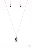 Just Drop It! - Blue Paparazzi Necklace