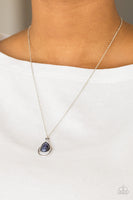 Just Drop It! - Blue Paparazzi Necklace
