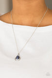 Just Drop It! - Blue Paparazzi Necklace