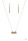 Deco Decadence - Brass Paparazzi Necklace