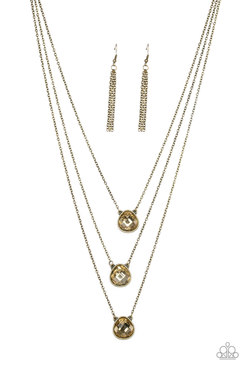 Once In A MILLIONAIRE - Brass Paparazzi Necklace