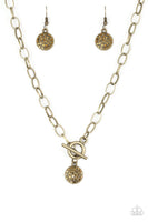 Sorority Sisters - Brass Paparazzi Necklace