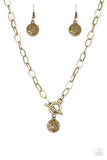 Sorority Sisters - Brass Paparazzi Necklace