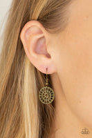 Your Own Free WHEEL - Brass Paparazzi Necklace