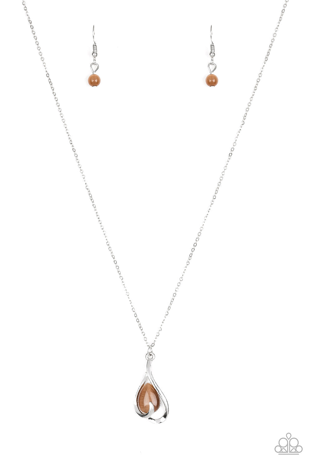 Tell Me A Love Story - Brown Paparazzi Necklace