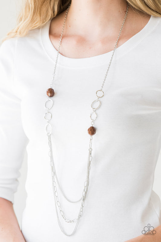 Margarita Masquerades Brown Paparazzi Necklace