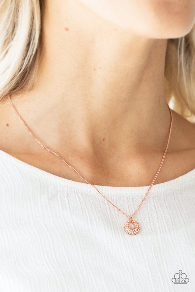 One Small Step for GLAM - Copper Paparazzi Necklace