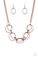 Urban Orbit - Copper Paparazzi Necklace