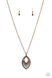 Court Couture Copper Paparazzi Necklace