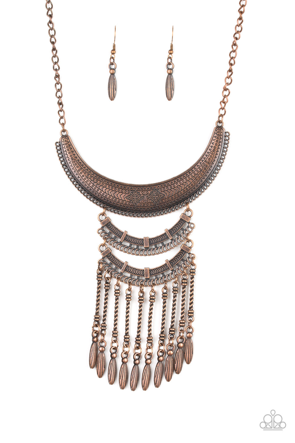 Eastern Empress - Copper Paparazzi Necklace