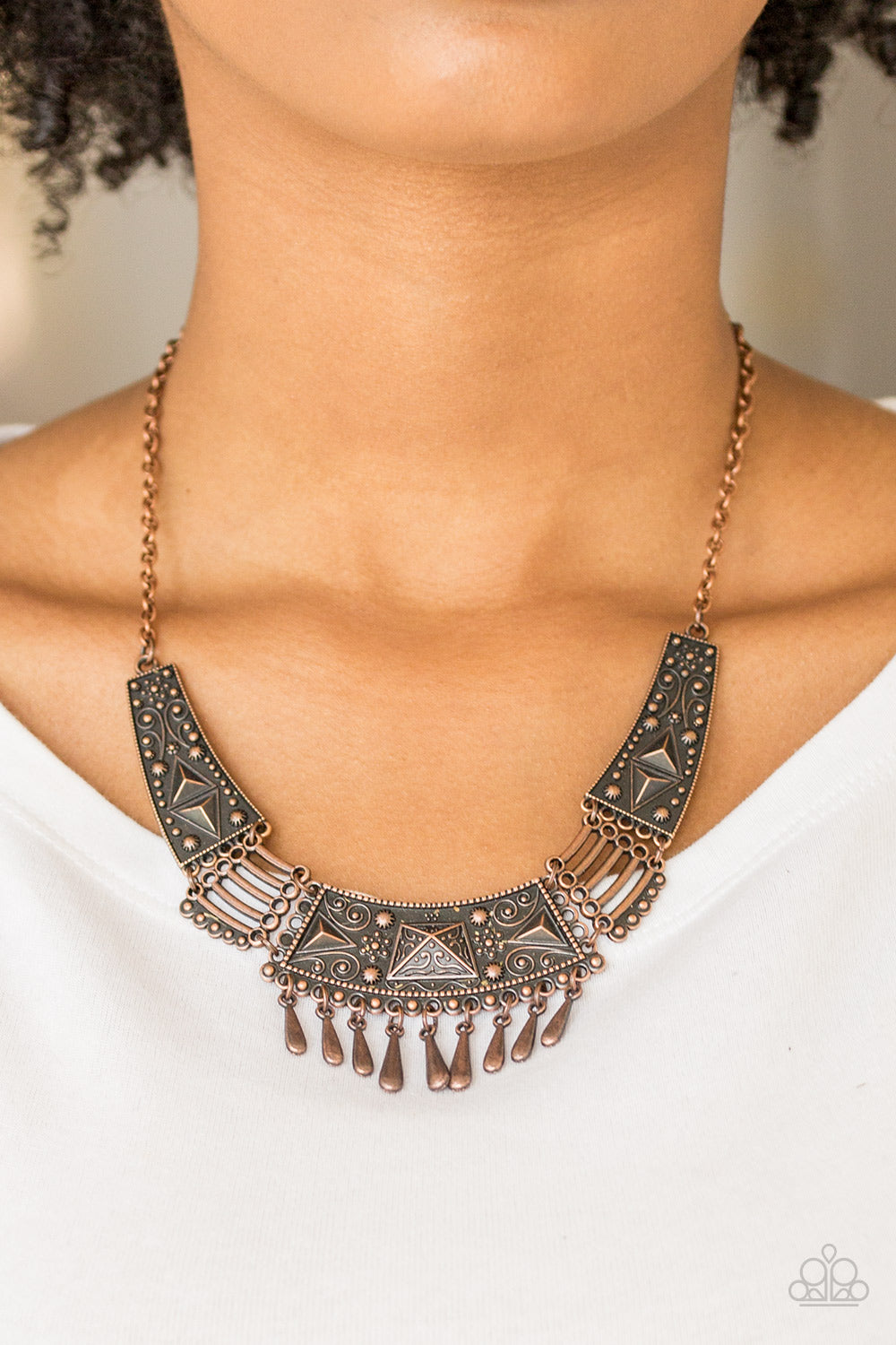 STEER It Up - Copper Paparazzi Necklace