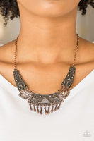 STEER It Up - Copper Paparazzi Necklace