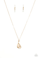 Tell Me A Love Story - Gold Paparazzi Necklace