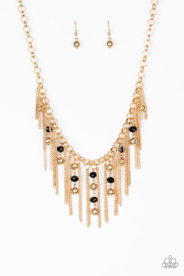 Ever Rebellious - Gold Paparazzi Necklace