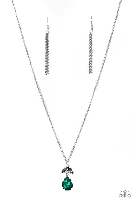 Nice to Meet You Green Paparazzi Necklace