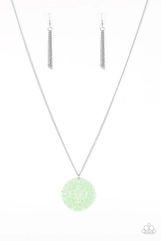 Midsummer Musical - Green Paparazzi Necklace